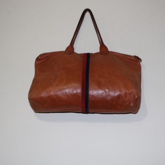 Clare V. Racer Zip-Top Tote Bag in Camel Tan - Picture 4 of 16